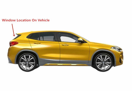 Privacy Back Tailgate Heated Back Window Back Glass Compatible with BMW X2 2018-2022 Models