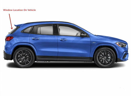 Heated Back Tailgate Window Back Glass Compatible with 2021-2026 Mercedes Benz GLA200 GLA250 GLA35 GLA45 Models