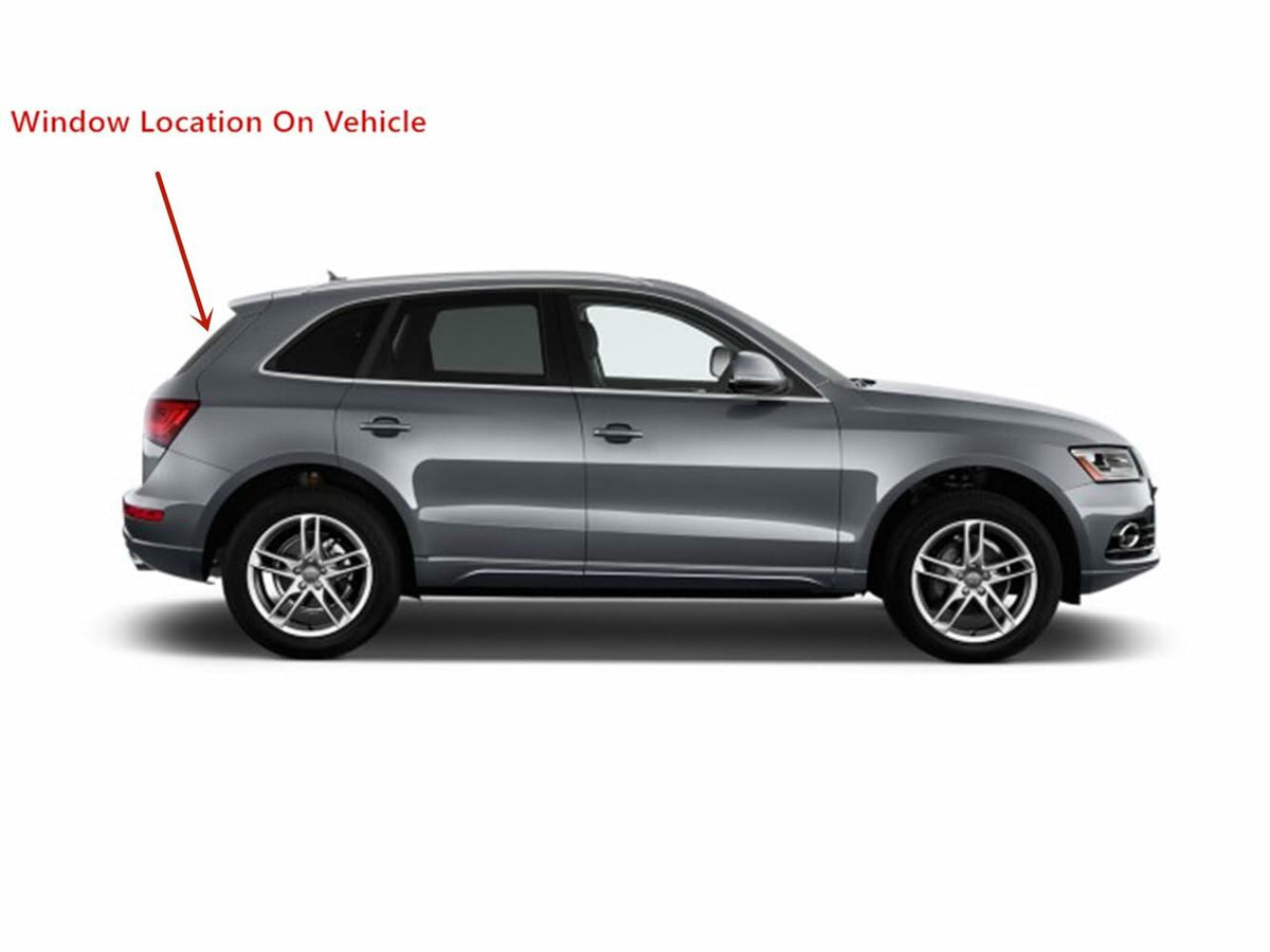 Privacy Heated Back Window Back Glass Compatible with Audi Q5 / SQ5 2009-2017 Models