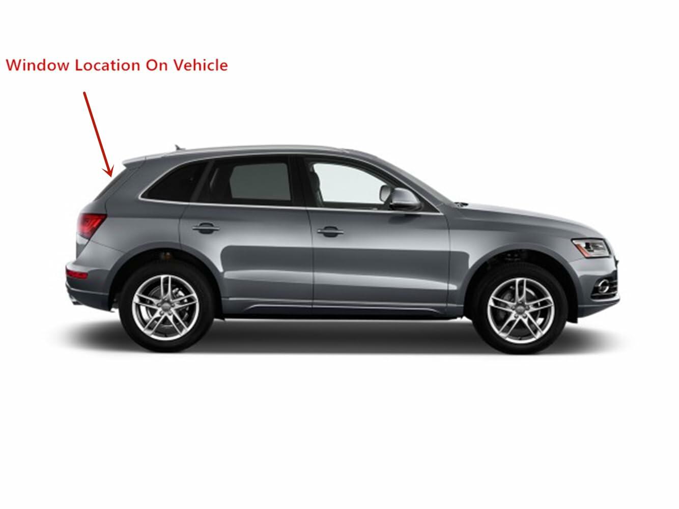 Privacy Heated Back Window Back Glass Compatible with Audi Q5 / SQ5 2009-2017 Models
