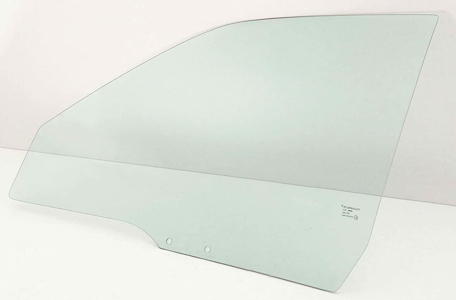Driver Left Side Front Door Window Door Glass Compatible with Chevrolet Tracker 4 Door Utility 1999-2005 Models