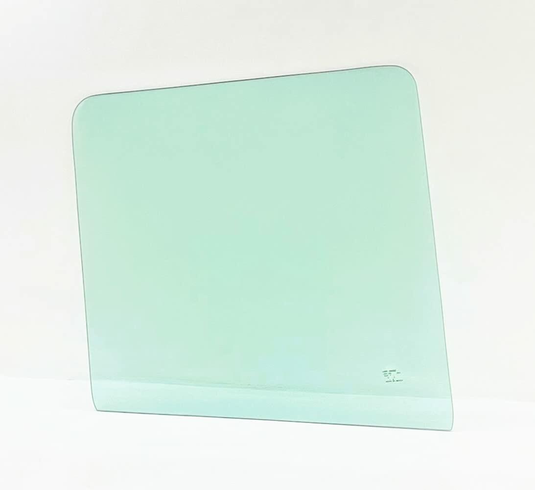 Flat Tempered Front Door Window Door Glass Compatible with Freightliner FL106 / FL112 / FL50 / FL60 / FL70 / FL80 / FLC112 / Hard Hat 1985-2004 Models