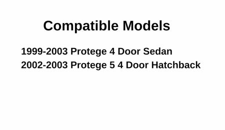 Passenger Right Front Door Window Door Glass Compatible with Mazda Protege / Protege5 1999-2003 Models