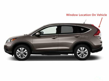 Heated Back Tailgate Window Back Glass Compatible with Honda CR-V 2012-2014 Models
