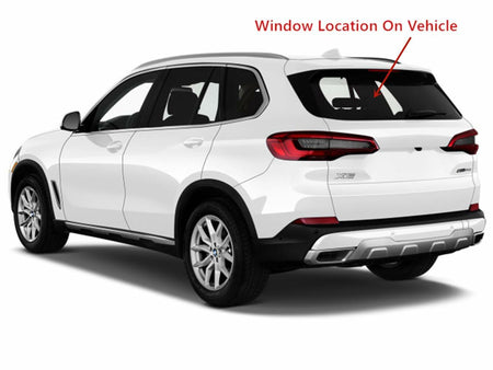 Back Tailgate Window Heated Back Glass Clear Compatible with BMW X5 2019-2026 Models