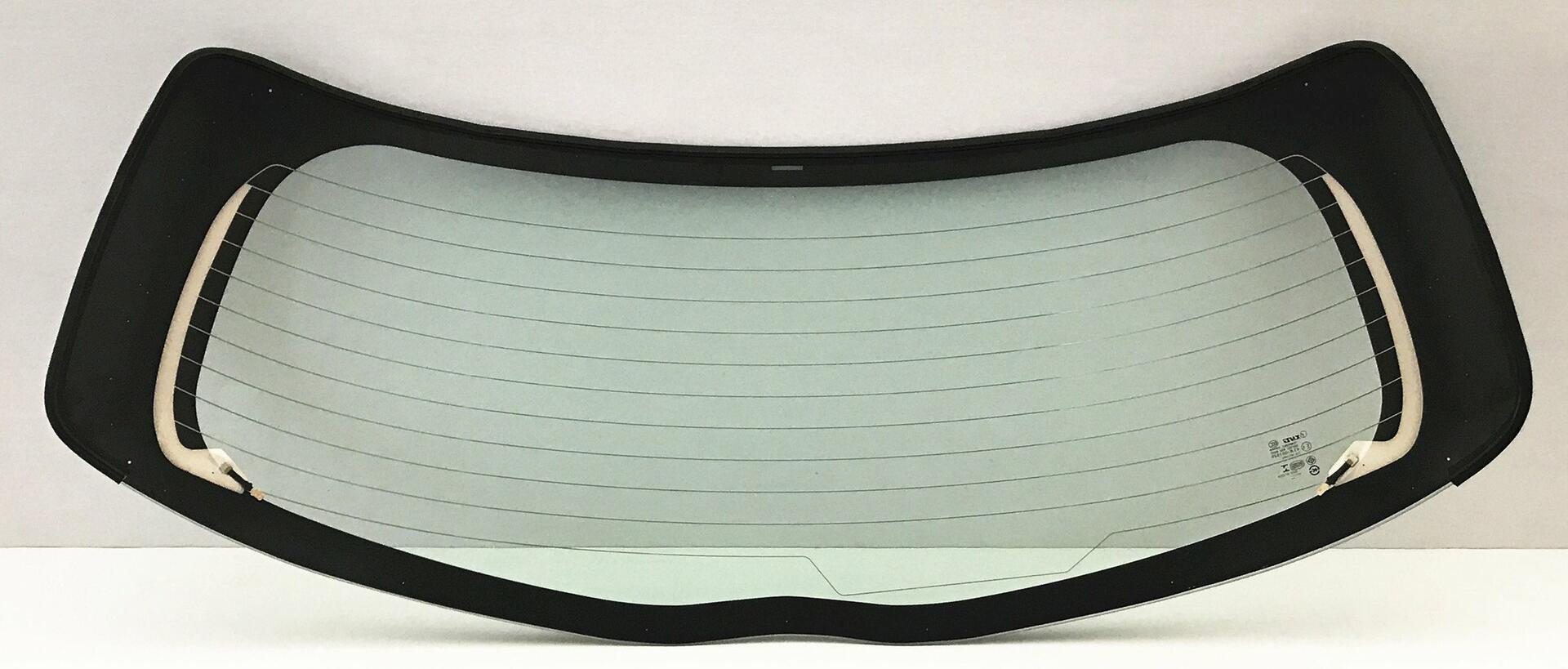 Heated Back Window Back Glass w/o Wiper Hole Style Compatible with Toyota Yaris Hatchback 2012-2019 Models