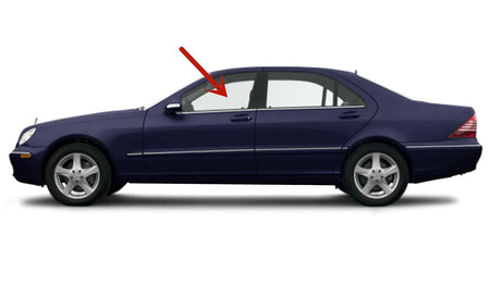 Laminated Driver Left Side Front Door Window Door Glass Compatible with Mercedes Benz S430 / S500 / S600 / S55AMG / S65AMG / S350 2000-2006 Models