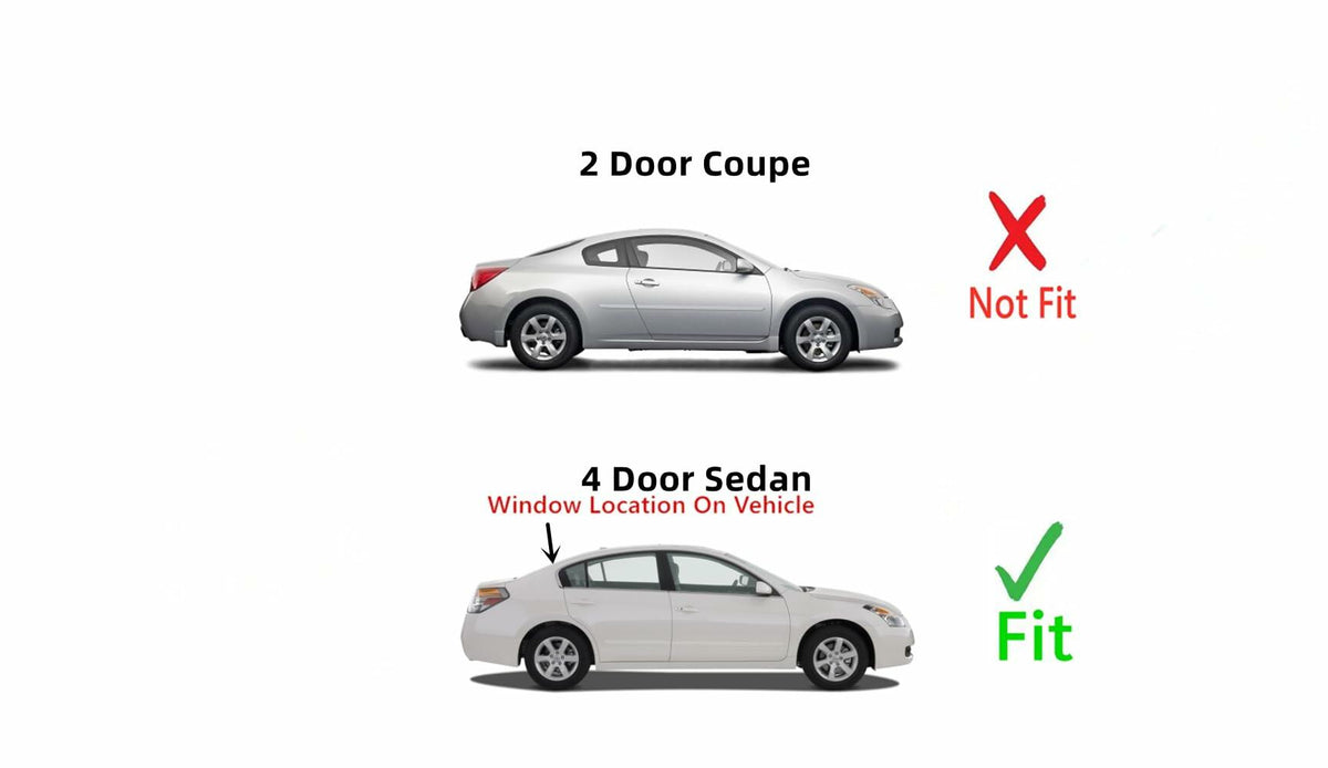 Back Window Back Glass Compatible With Nissan Altima 4 Door Sedan 2013-2018 Models