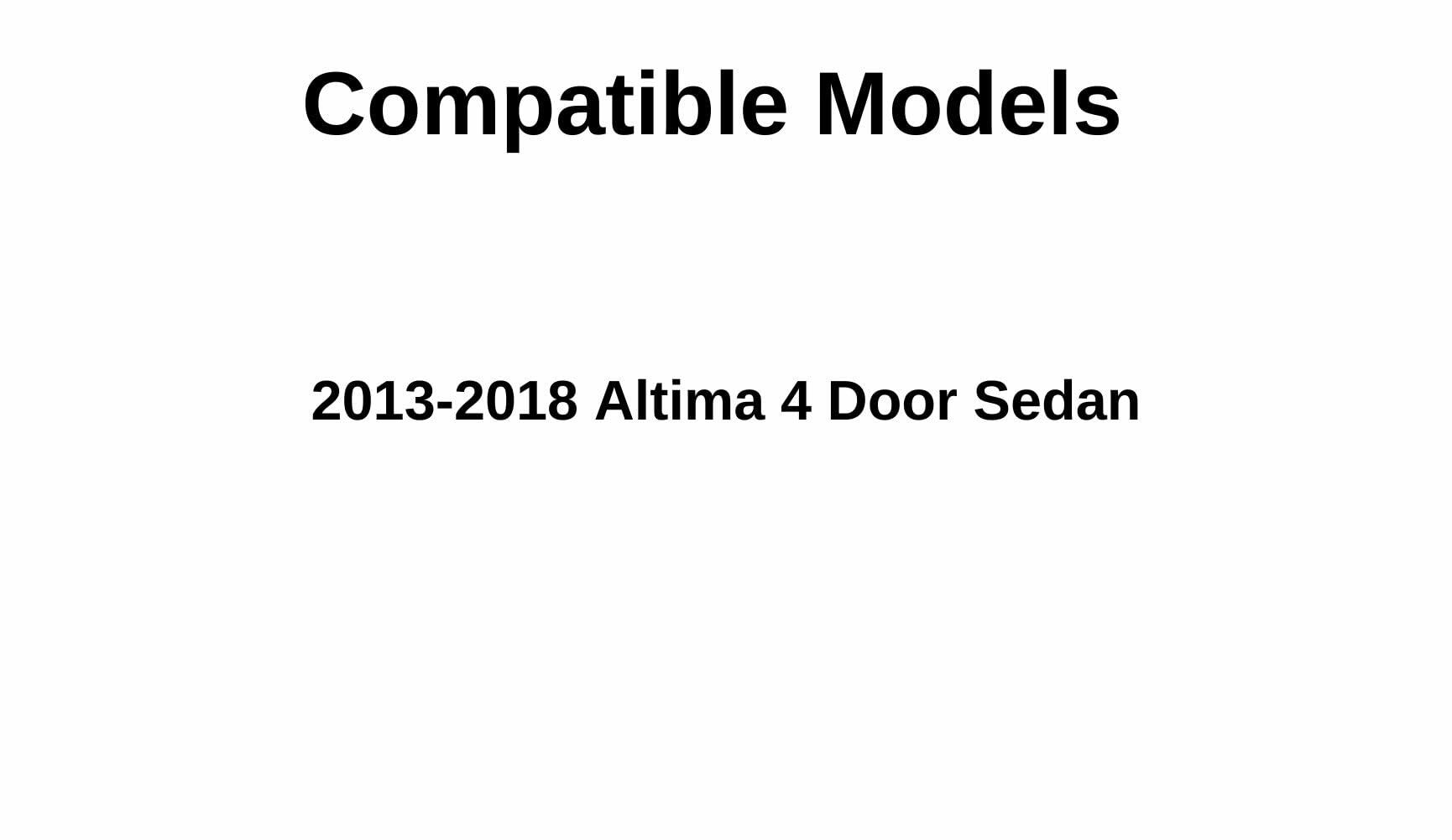 Back Window Back Glass Compatible With Nissan Altima 4 Door Sedan 2013-2018 Models