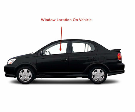 Driver Left Side Front Door Window Door Glass Compatible with Toyota Echo 4 Door Sedan 2000-2005 Models/Toyota Yaris 4 Door Hatchback 2004-2005 Models