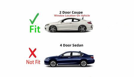 Heated Back Window Back Glass Compatible with Honda Accord 2 Door Coupe 2013-2017 Models