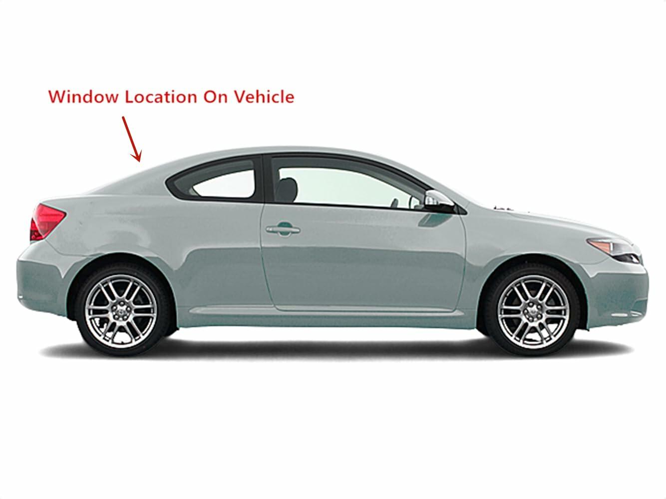 Heated Back Window Back Glass Compatible with Scion TC 2 Door Coupe 2005-2010 Models