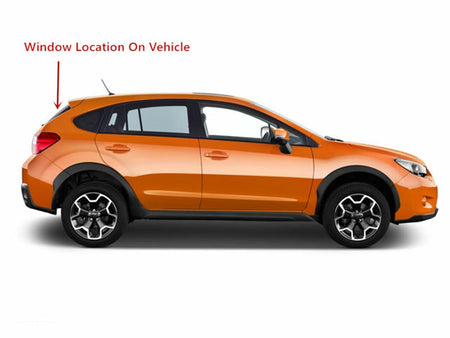 Heated Back Tailgate Window Back Glass Compatible with Subaru XV Crosstrek 2013-2017 Models