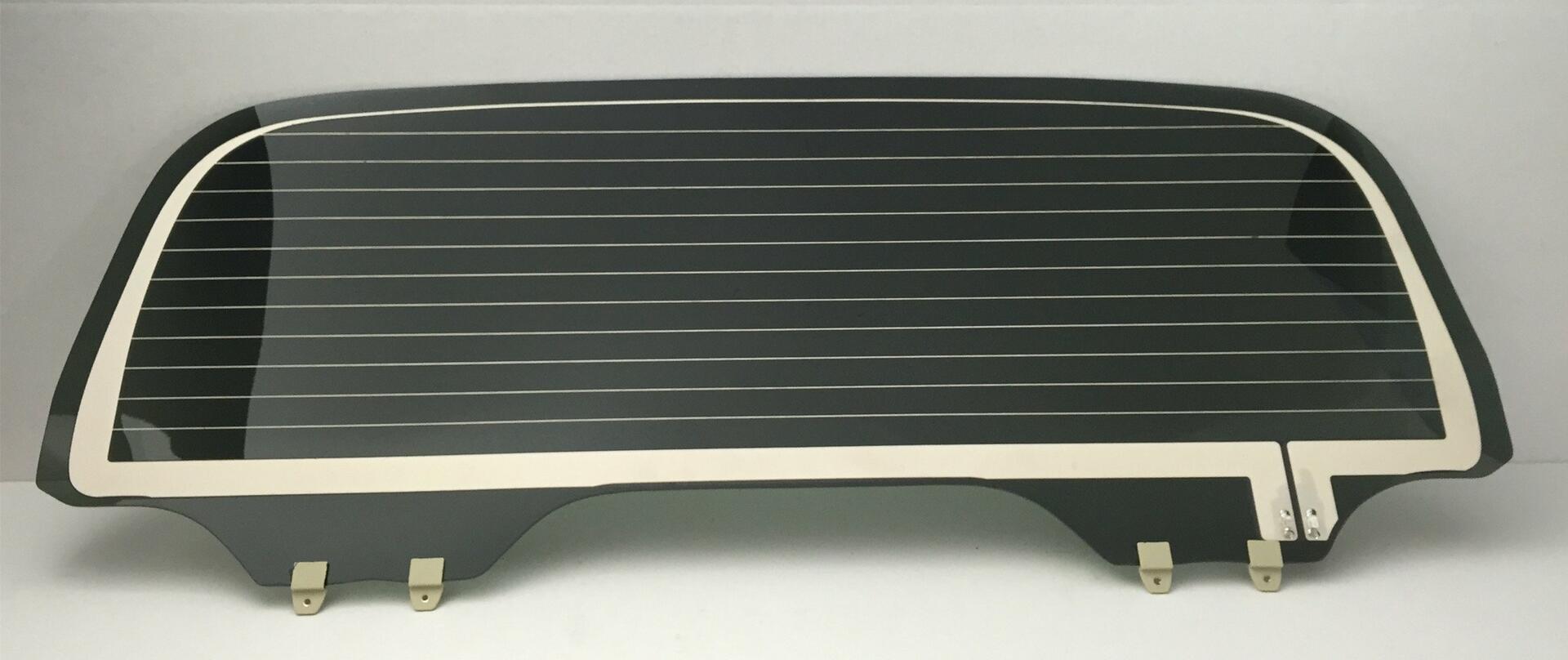 Heated Power Drop Down Style Back Window Back Glass Compatible with Toyota Tundra Pickup 4 Door Crew Cab 2004-2006 Models