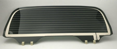 Heated Power Drop Down Style Back Window Back Glass Compatible with Toyota Tundra Pickup 4 Door Crew Cab 2004-2006 Models