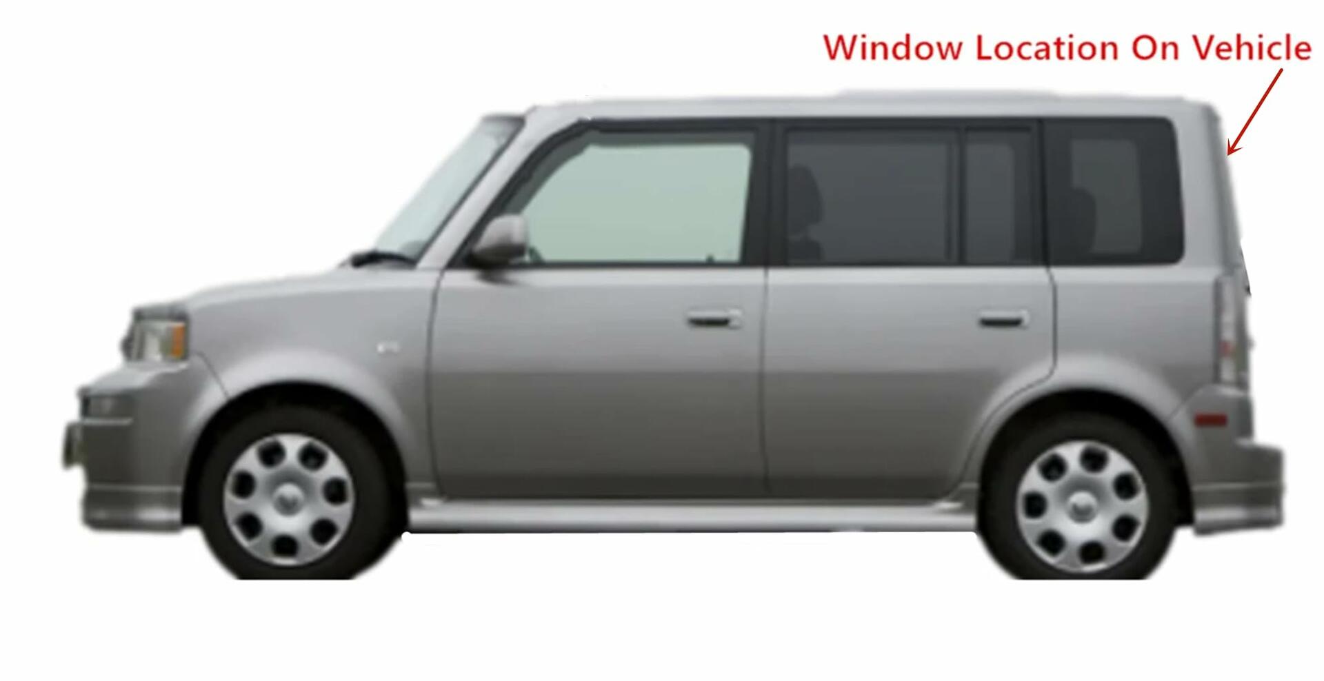 National Auto Glass Direct Heated Back Window Glass for Scion XB 2004-2007