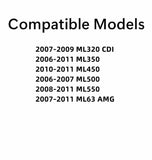 Heated Back Tailgate Window Back Glass Compatible with Mercedes Benz ML350 ML450 ML500 ML550 ML63 AMG ML320CDI 2006-2011 Models