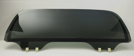Heated Power Drop Down Style Back Window Back Glass Compatible with Toyota Tundra Pickup 4 Door Crew Cab 2004-2006 Models