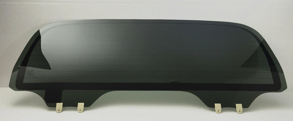 Heated Power Drop Down Style Back Window Back Glass Compatible with Toyota Tundra Pickup 4 Door Crew Cab 2004-2006 Models