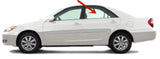 U.S.A Built Style Driver Left Side Rear Door Window Door Glass Compatible with Toyota Camry 2002-2006 Models