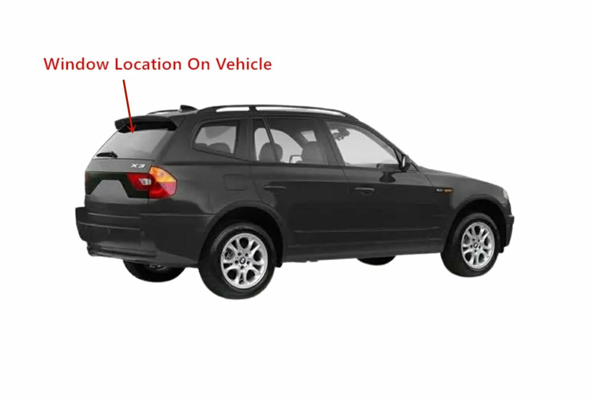 Back Tailgate Window Back Glass Compatible with BMW X3 2004-2010 Models