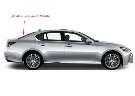 Heated Back Window Back Glass Compatible with Lexus GS350 2013-2020 Models