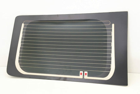 Heated Back Window Back Glass Passenger Right Side Compatible with Chevrolet City Express 2014-2018/Nissan NV200 2013-2021 Models