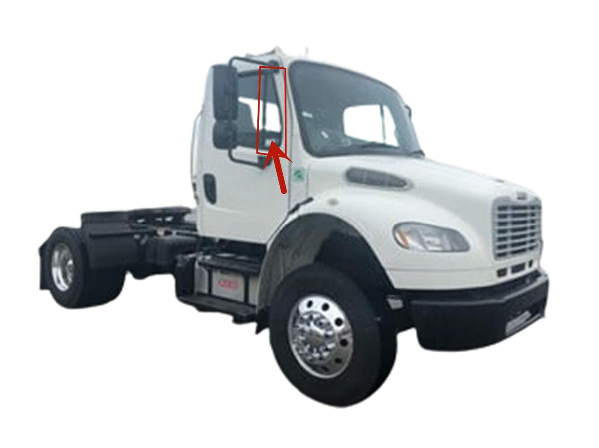 Stationary Style Passenger Right Side Front Vent Window Vent Glass Compatible With Freightliner Business Class M2 2003-2025 Models