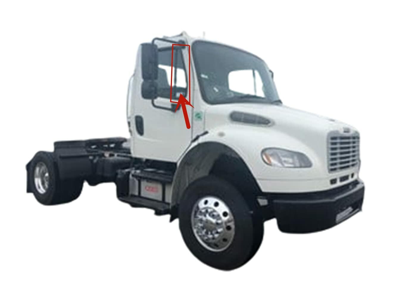 Stationary Style Passenger Right Side Front Vent Window Vent Glass Compatible With Freightliner Business Class M2 2003-2025 Models