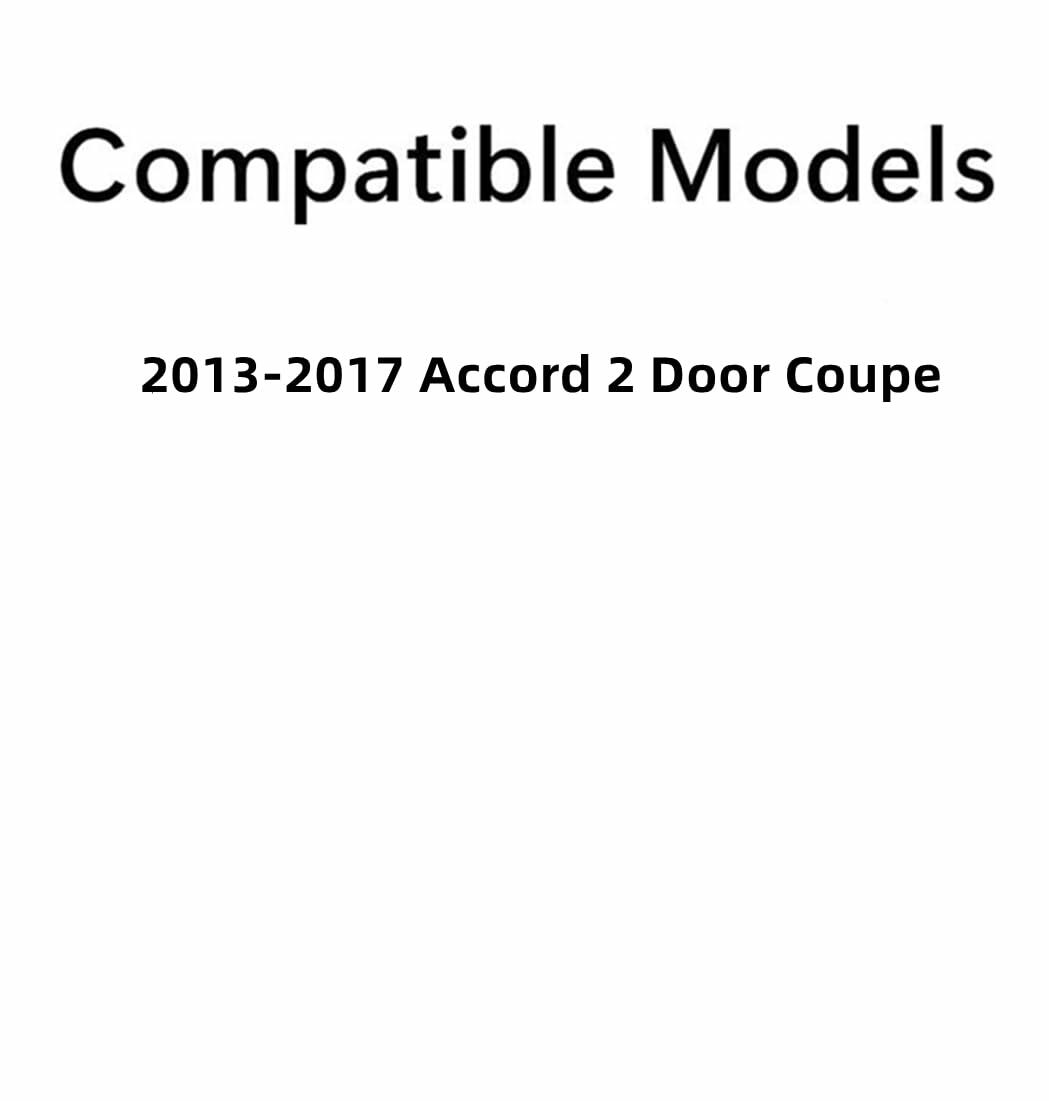 Heated Back Window Back Glass Compatible with Honda Accord 2 Door Coupe 2013-2017 Models