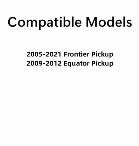 Clear Tempered Driver Left Side Rear Door Window Door Glass Compatible with Nissan Frontier / Suzuki Equator 4 Door Crew Cab Pickup 2005-2021 Models