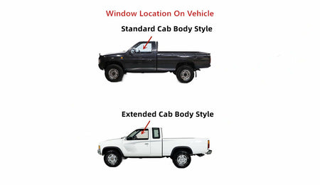 Driver Left Side Front Door Window Door Glass Compatible with Nissan Pathfinder 1987-1995 Models/Nissan 850 Pickup 1986-1997 Models