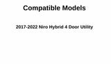 Passenger Right Side Front Door Window Door Glass Compatible with Kia Niro Hybrid 2017-2022 Models