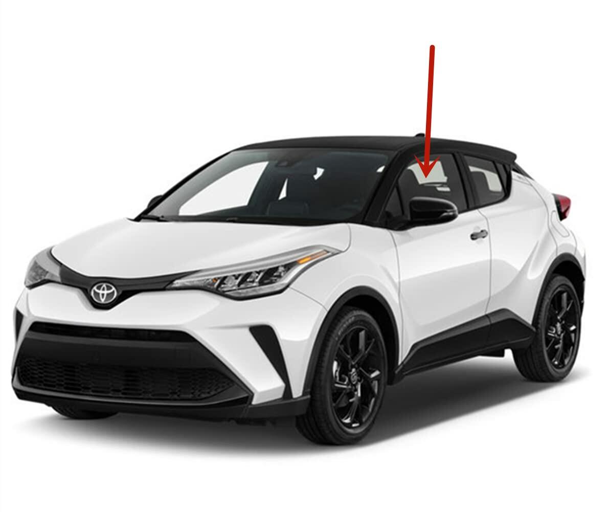 Driver Left Side Front Door Window Door Glass Compatible with Toyota C-HR 2018-2022 Models