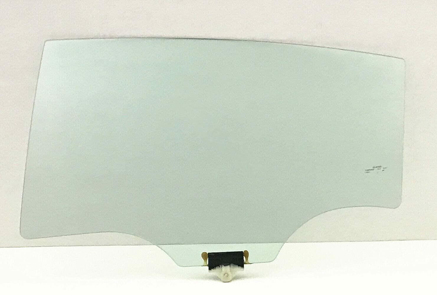 Driver Left Side Rear Door Window Door Glass Compatible with Hyundai Elantra 4 Door Sedan 2017-2020 Models