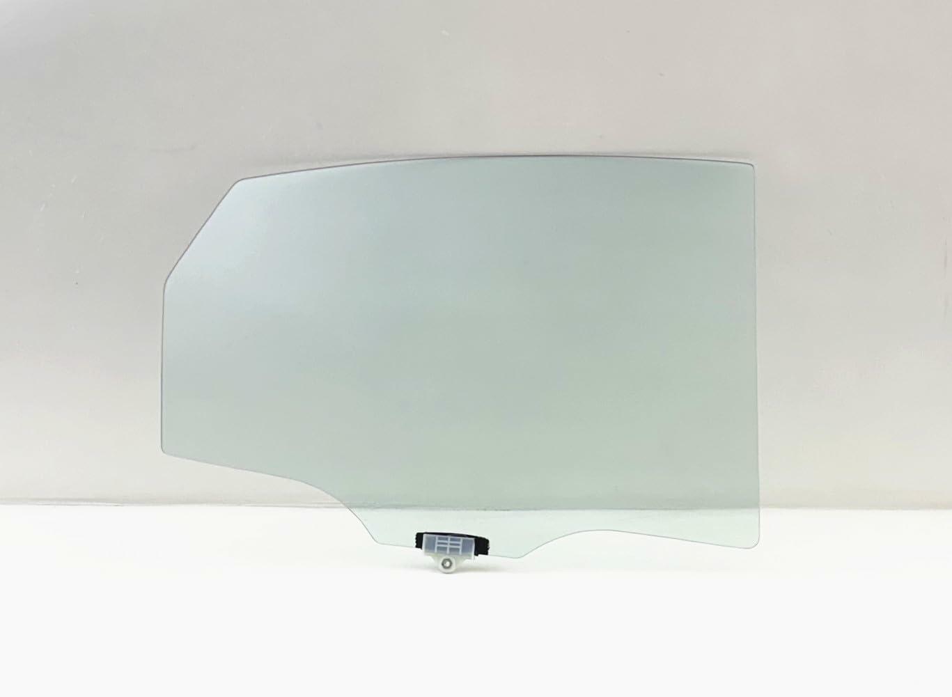 Passenger Right Side Rear Door Window Door Glass Compatible with Hyundai Elantra 4 Door Sedan 2007-2010 Models