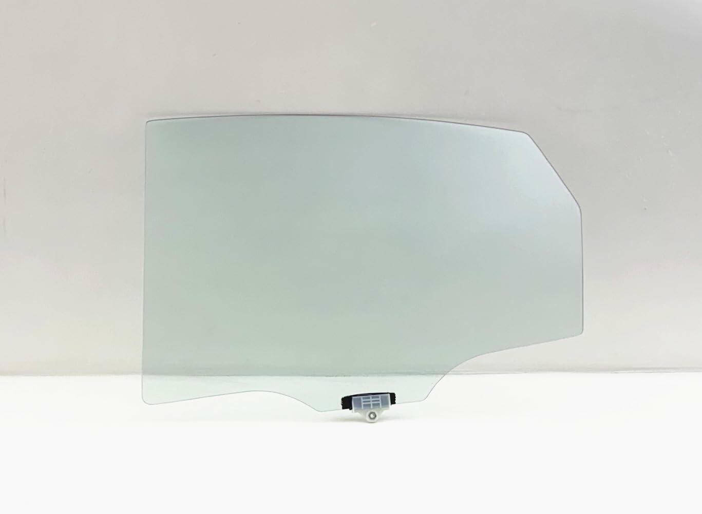 Driver Left Side Rear Door Window Door Glass Compatible with Hyundai Elantra 4 Door Sedan 2007-2010 Models