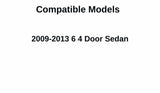 Driver Left Side Front Door Window Door Glass Compatible with Mazda 6 2009-2013 Models