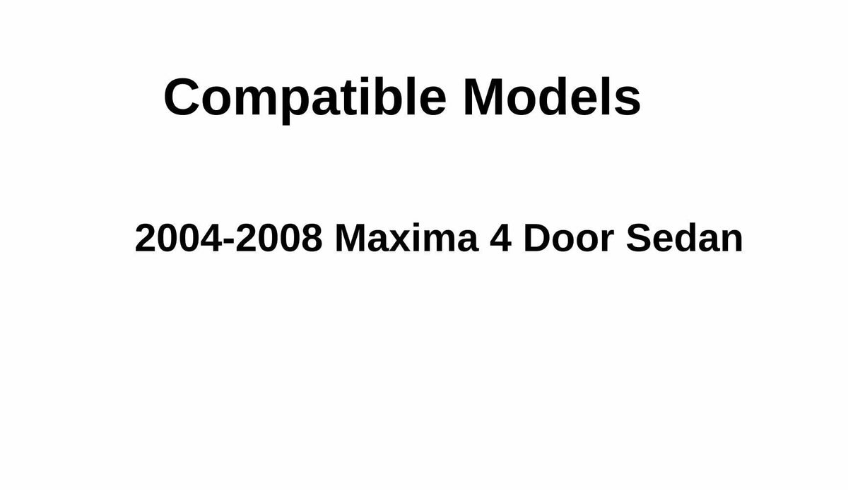 Passenger Right Side Front Door Window Door Glass Compatible with Nissan Maxima 4 Door Sedan 2004-2008 Models