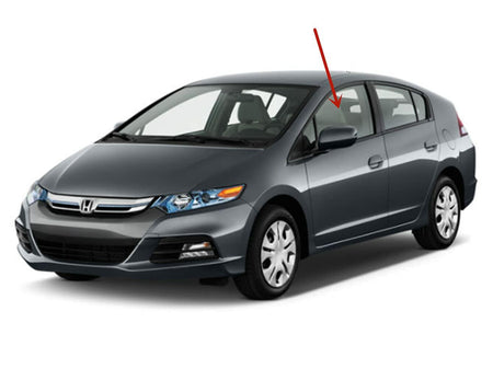 Driver Left Side Front Door Window Door Glass Compatible with Honda Insight 4 Door Hatchback 2010-2014 Models
