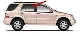 Passenger Right Side Rear Door Window Door Glass Compatible with Mercedes Benz ML320 ML350 ML430 ML55 AMG ML500 1998-2005 Models