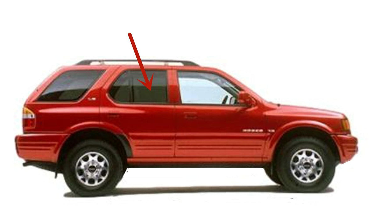 Privacy Passenger Right Side Rear Door Window Door Glass Compatible with Isuzu Rodeo 1998-2004 Models/Honda Passport 1998-2002 Models