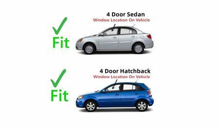 Driver Left Side Front Door Window Door Glass Compatible with Kia Rio / Rio5 2006-2011 Models