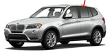 Driver Left Side Rear Door Window Door Glass Compatible with BMW X3 2011-2012 Models