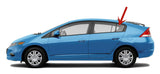 Driver Left Side Rear Vent Window Vent Glass Compatible with Honda Insight 2010-2014 Models