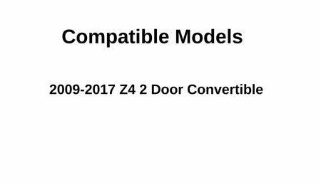 Driver Left Side Door Window Glass Compatible with BMW Z4 2 Door Convertible 2009-2017 Models