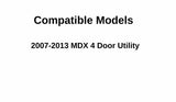 Driver Left Side Front Door Window Door Glass Compatible with Acura MDX 2007-2013 Models