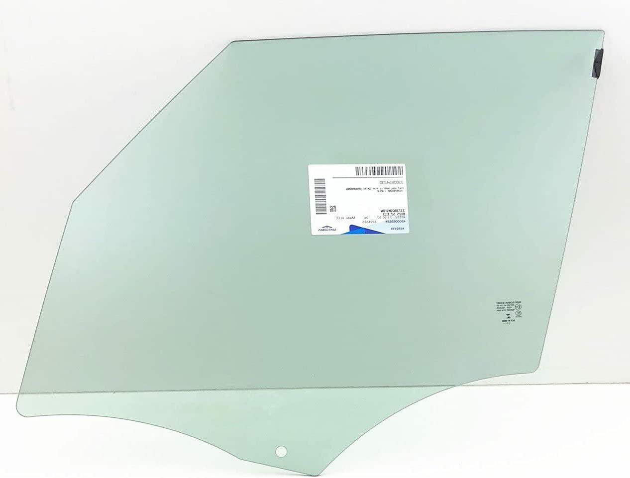 OEM Driver Left Side Front Door Window Door Glass Compatible with Fiat/Chrysler 500L 2014-2021 Models
