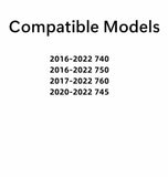 Tempered Passenger Right Side Front Door Window Door Glass Compatible with BMW 740 740i 740e 745Le 745e 750 750i 750Li 760 2016-2022 Models