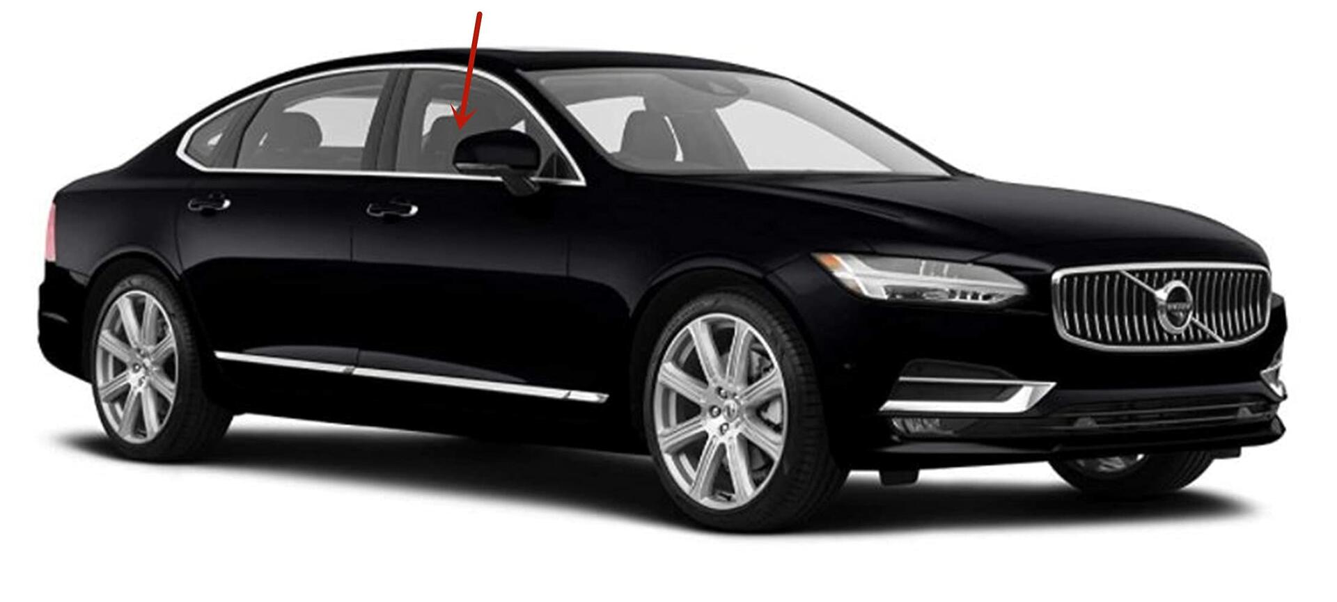 Laminated Passenger Right Side Front Door Window Door Glass Compatible with Volvo V90 S90 2017-2026 Models